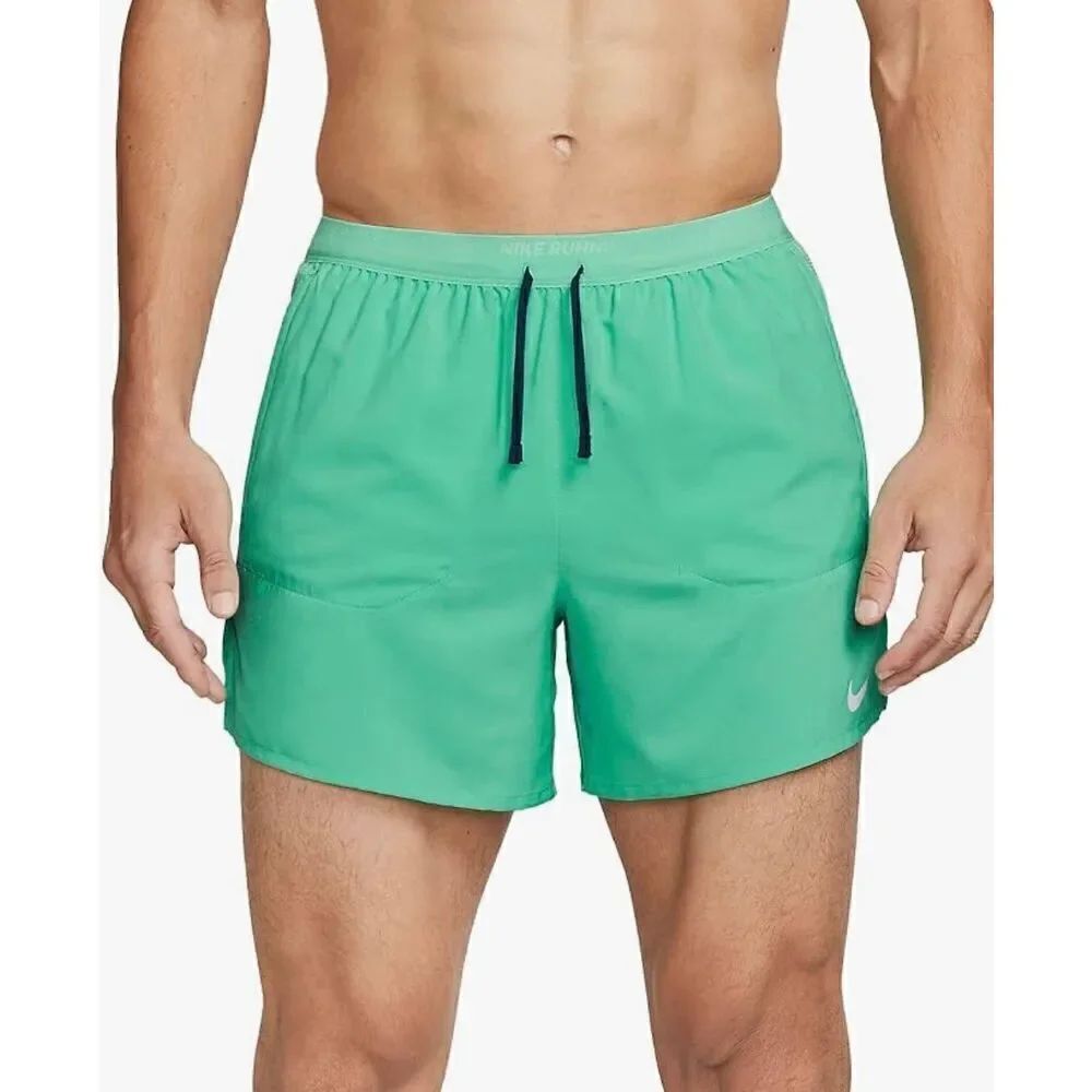 Nike DRI-FIT NWT Stride 5" Lined Shorts Light Menta DM4755-369 Men Size XXL